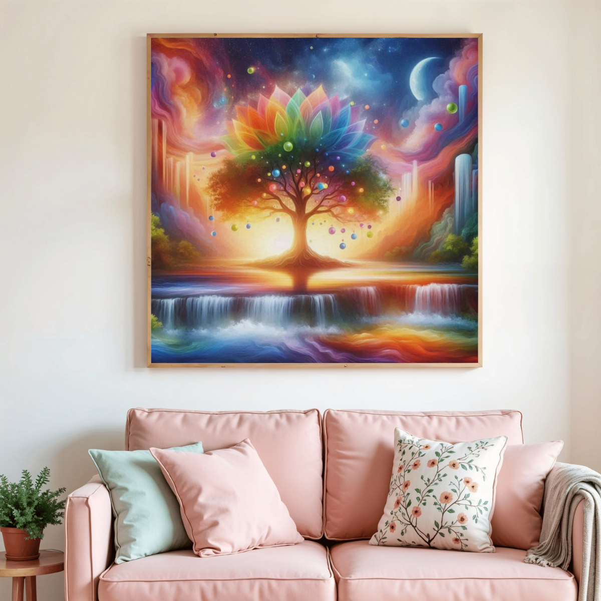 🌳🌈 Diamond Painting – L'Arbre de Vie Arc-en-Ciel