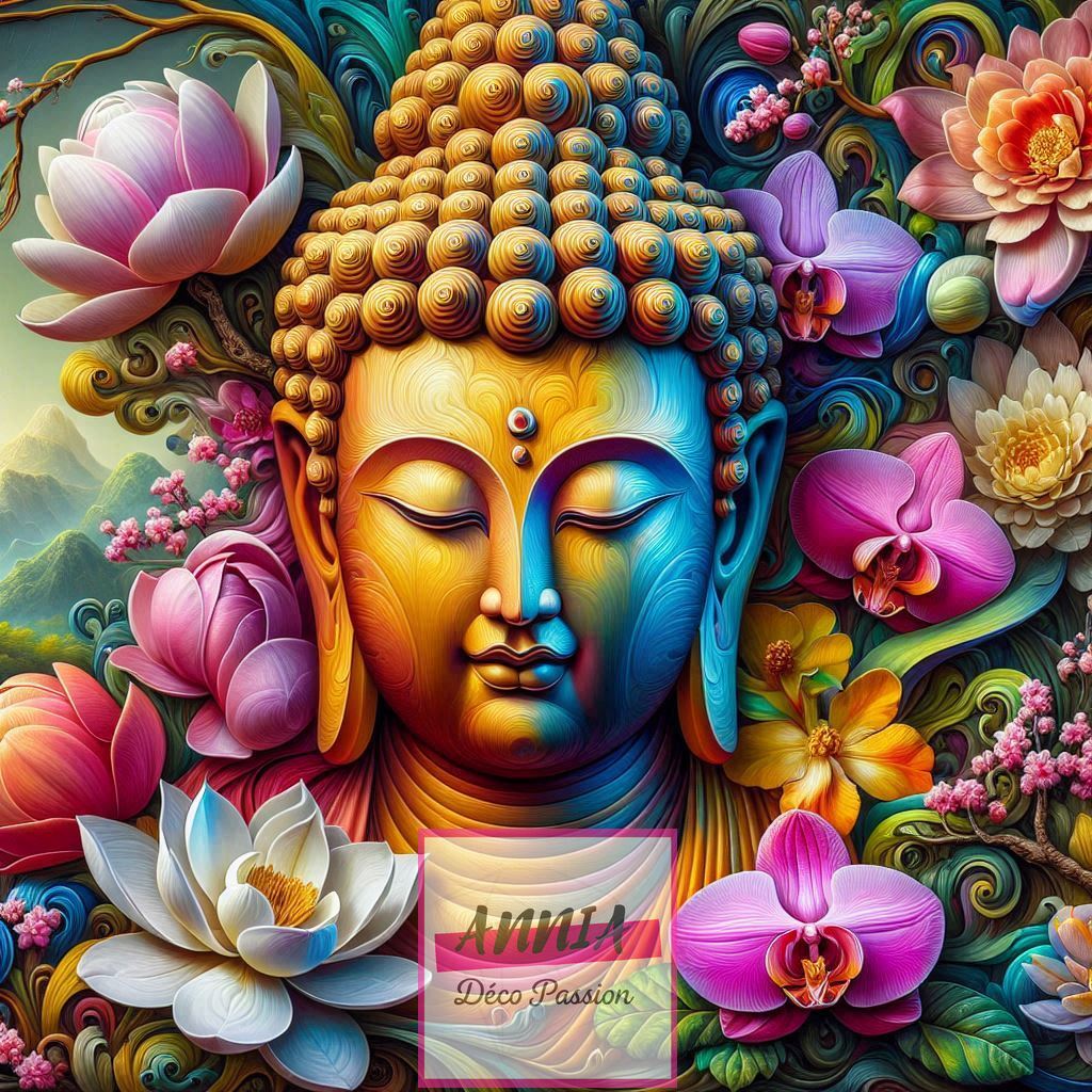 🌟 Éveil du Lotus – Bouddha en Harmonie