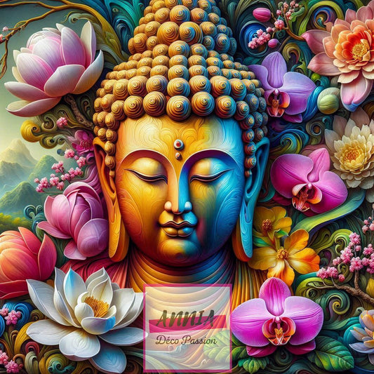 🌟 Éveil du Lotus – Bouddha en Harmonie