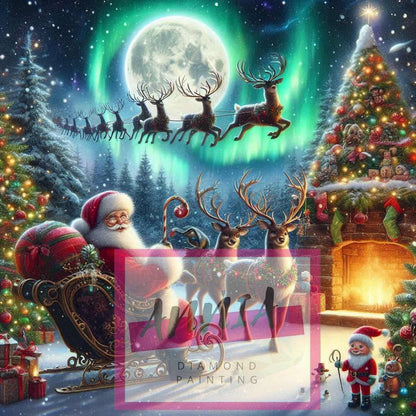 En route pour noël Diamond Painting - Anniadp