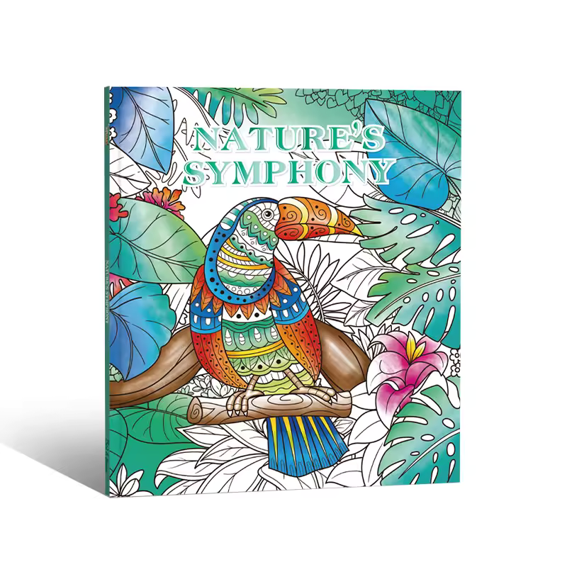 Livre de Coloriage Nature's Symphony