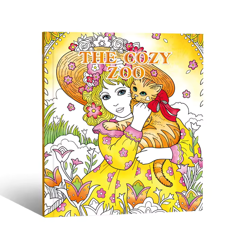 Livre de Coloriage The Cozy Zoo