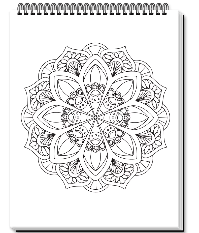 Livre de Coloriage Mandalas Premium