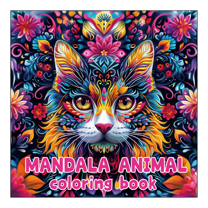 Livre de Coloriage Animaux Mandalas