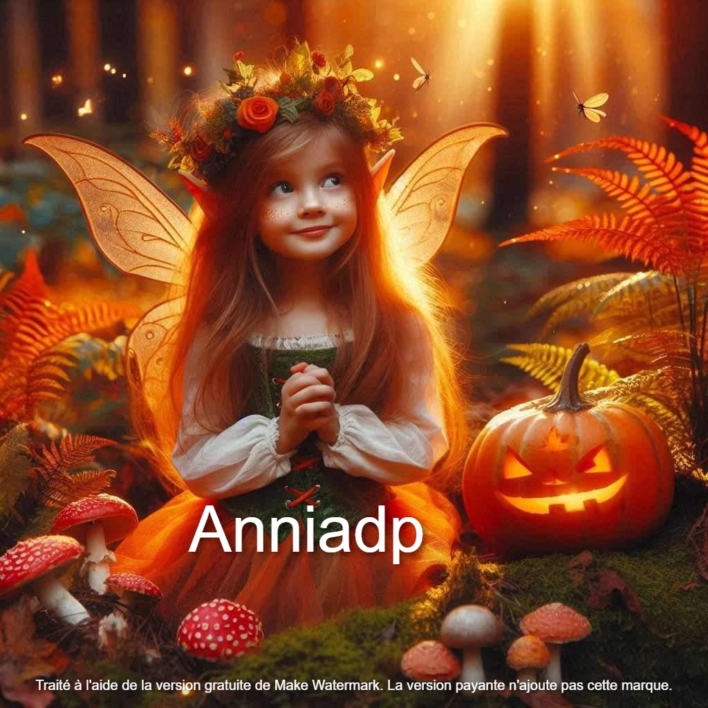 La fée à la citrouille-Anniadp