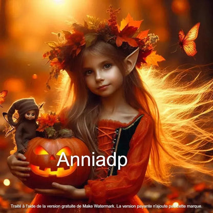 L'elfe à la citrouille - Anniadp