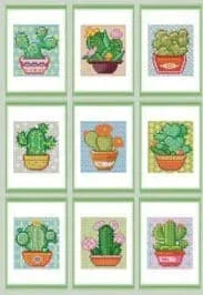 Mini kit thème cactus - Anniadp