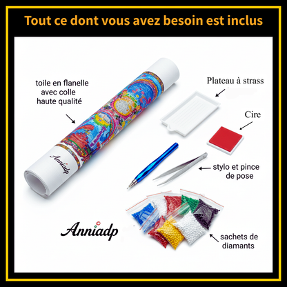 🔥❄️ Diamond Painting – Ailes de l’Équilibre – Fantasy ❄️🔥