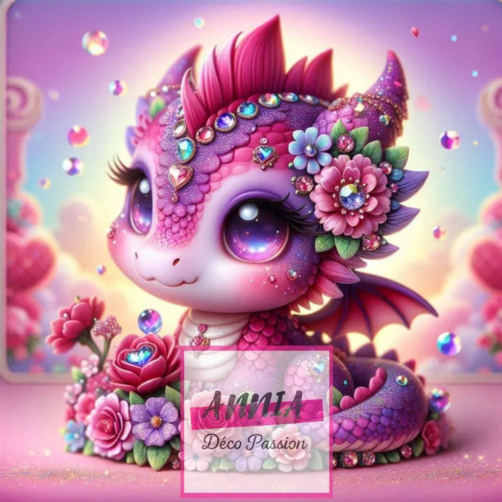 🐉💖 Diamond Painting – Le Dragon de Cristal - Anniadp