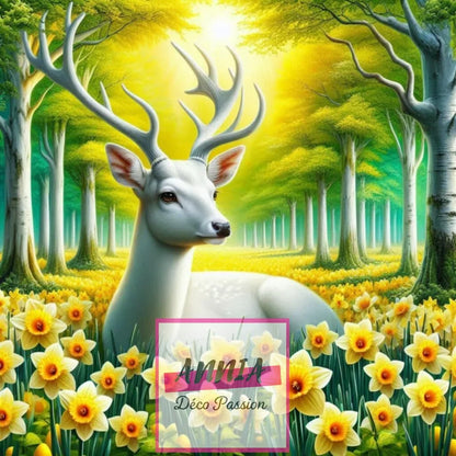 🦌🌼 Diamond Painting – Le Gardien du Printemps - Anniadp