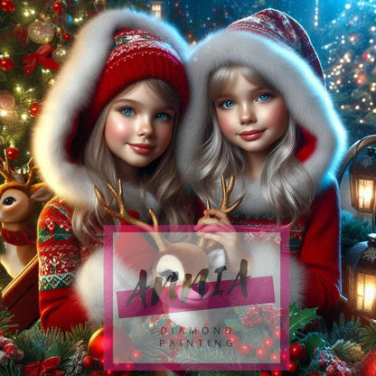 Les princesses de noël Diamond Painting - Anniadp