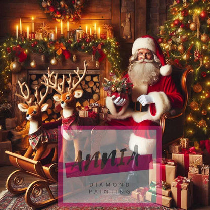 Mon père noël Diamond Painting - Anniadp