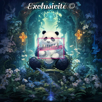 Méditation du panda par Artistic Journey - Anniadp