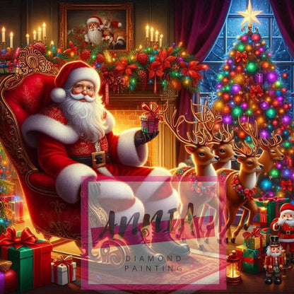 Père noël Diamond Painting - Anniadp