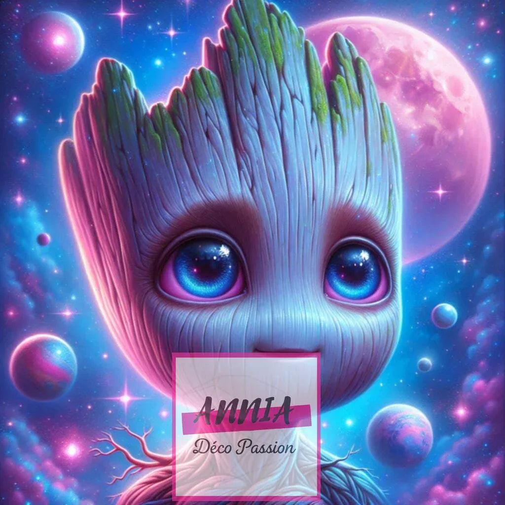 🌌💫 Diamond Painting – Petit Gardien Cosmique - Anniadp