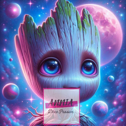 🌌💫 Diamond Painting – Petit Gardien Cosmique - Anniadp