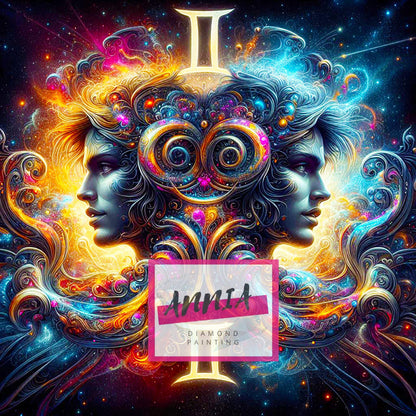 Signe astro Gemeaux par Artistic Journey - Anniadp