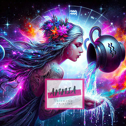 Signe astro Verseau par Artistic Journey - Anniadp