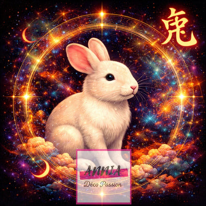 Diamond Painting – Signe Astrologique Chinois du Lapin - Anniadp