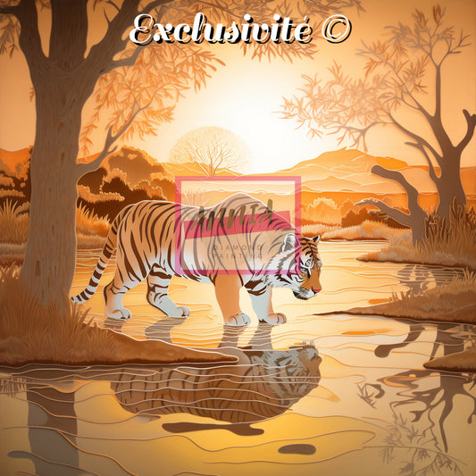 Diamond Painting - Tigre 2 Par Artistic Journey