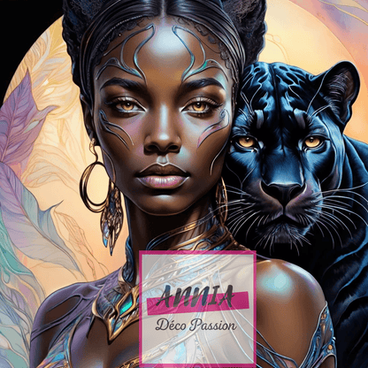 🐆👑 Diamond Painting – Black Beauty, Reine & Panthère Mystique
