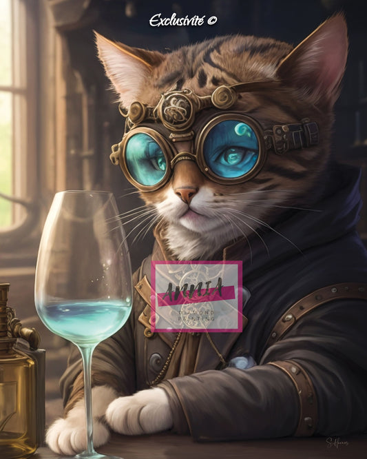 Chat Steampunk par Arthorais Création