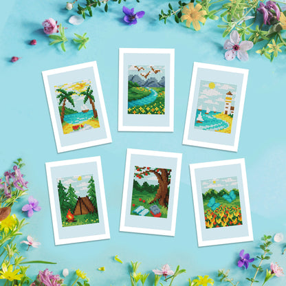 Mini Kits Diamond Painting – Les 12 Mois de l'Année