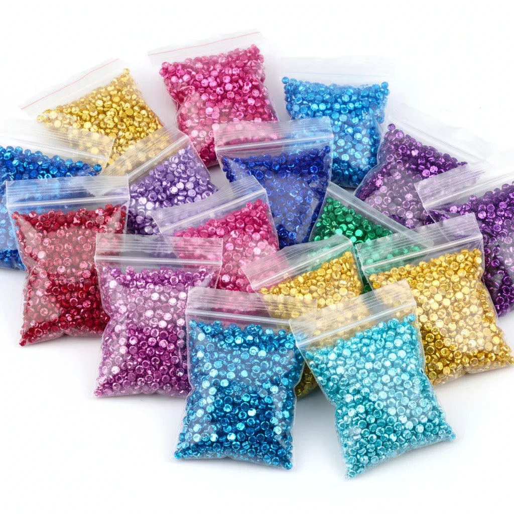 Sachet de Diamants carrés en résine 3500 Pièces - Recharge Diamond Painting - Anniadp