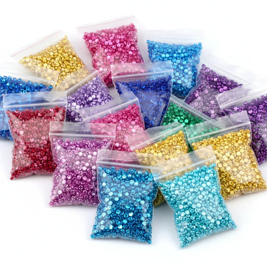 Sachet de Diamants carrés en résine 3500 Pièces - Recharge Diamond Painting - Anniadp