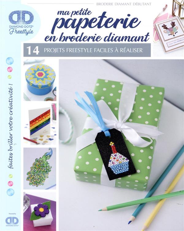 Ma petite papeterie en broderie diamant