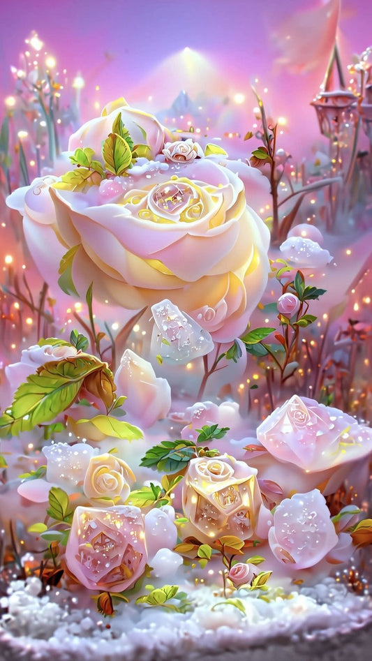 Rose rose Diamond Painting