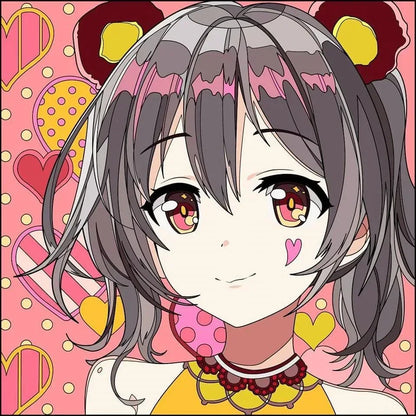 Manga pour ado : illustration d’une fille aux cheveux gris foncé et perles au cou